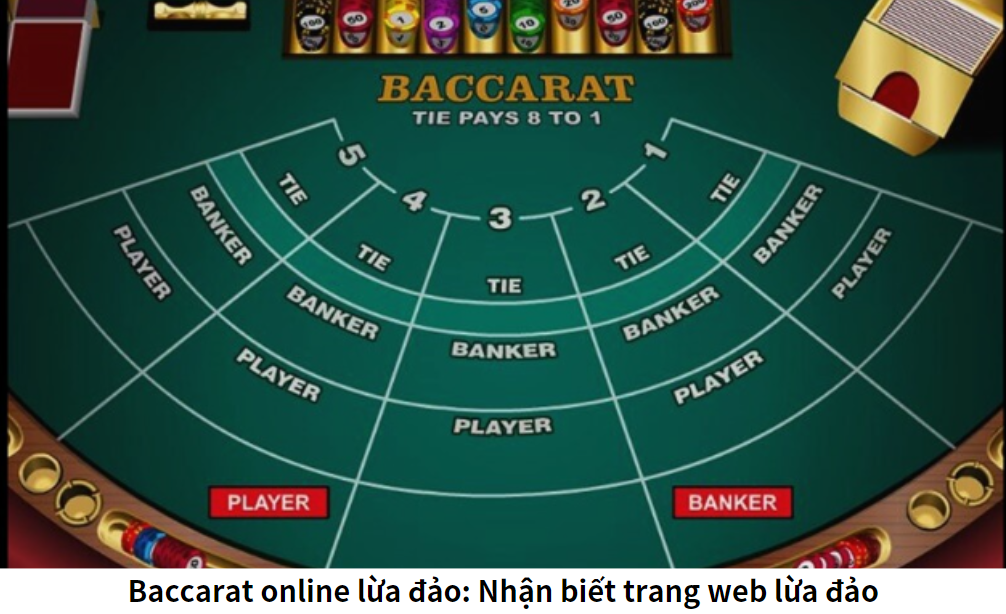 Baccarat online lừa đảo: Nhận biết trang web lừa đảo